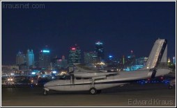 KMKC Commander at Night